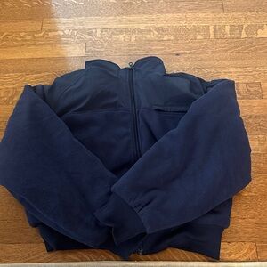 Alo Polo Fleece Cropped Wintry Mix Jacket